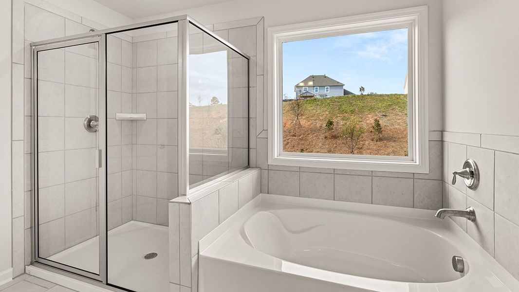 Representative furnished interior of a home built from the Bellview by D.R. Horton in Thalley Creek Estates, Cumming (Image 13).