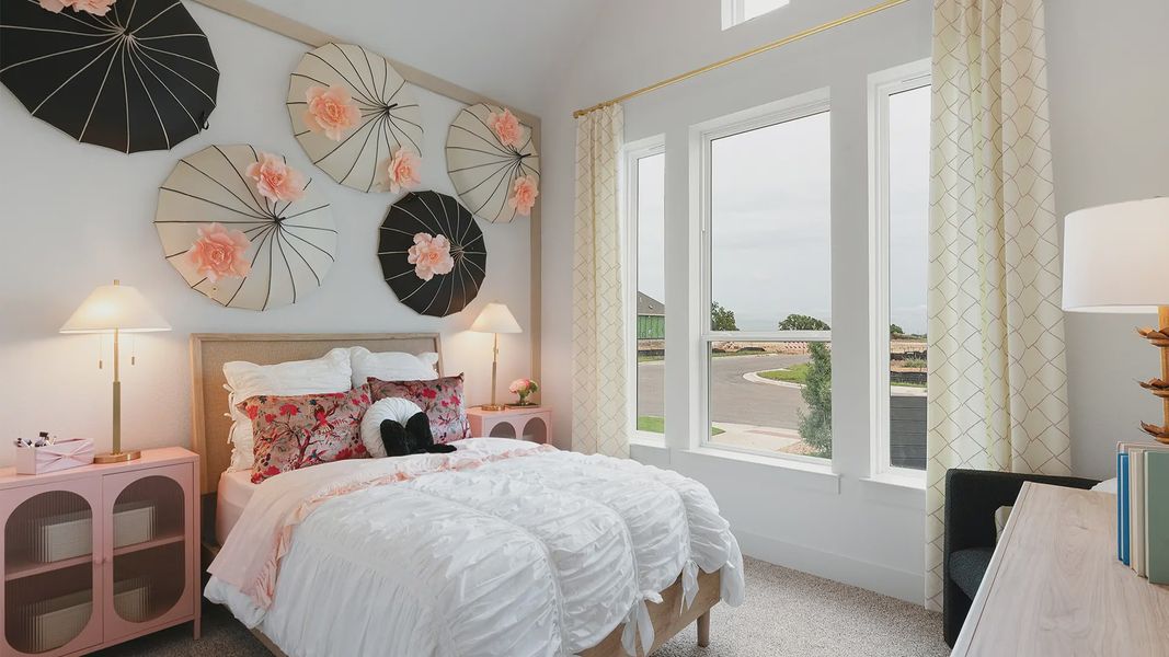 Representative furnished interior of a home built from the Malani by Chesmar Homes in Berry Creek Highlands, Georgetown (Image 8).