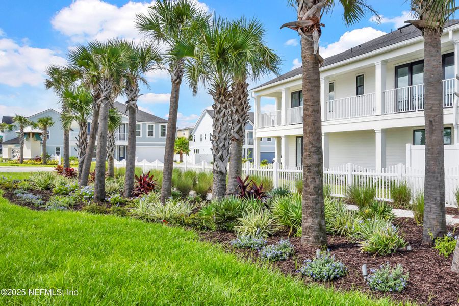 Exterior details and patio area of a home in Seaside Vista, St. Augustine (Image 34). Exterior details and patio area of a home in Seaside Vista, St. Augustine (Image 34).