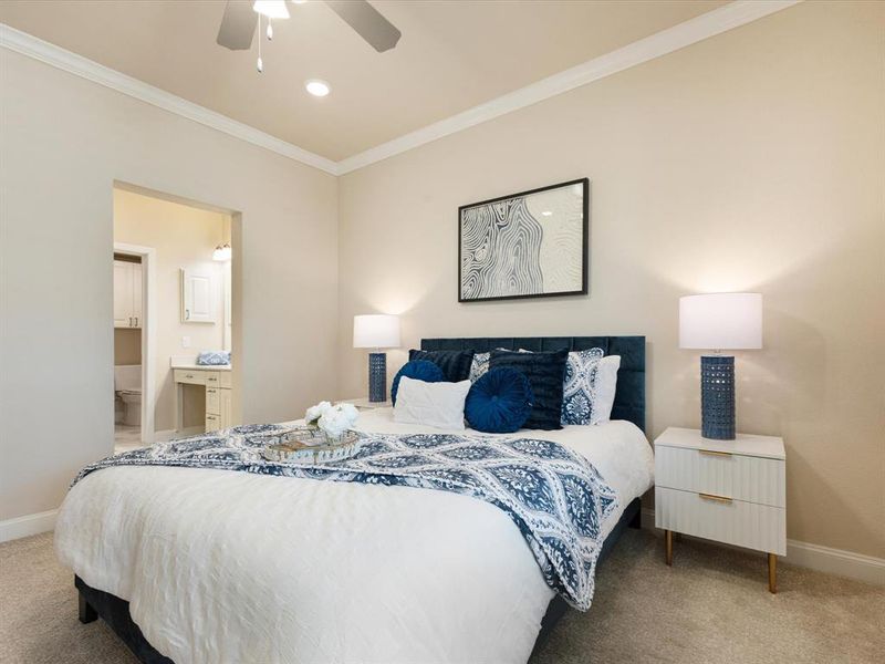 Furnished interior view inside a new home in , McKinney (Image 5).