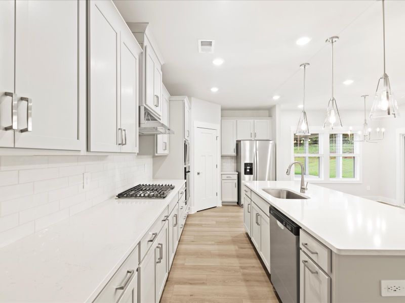Furnished interior view inside a new home in Cedar Shoals - Signature Collection, Piedmont (Image 4).