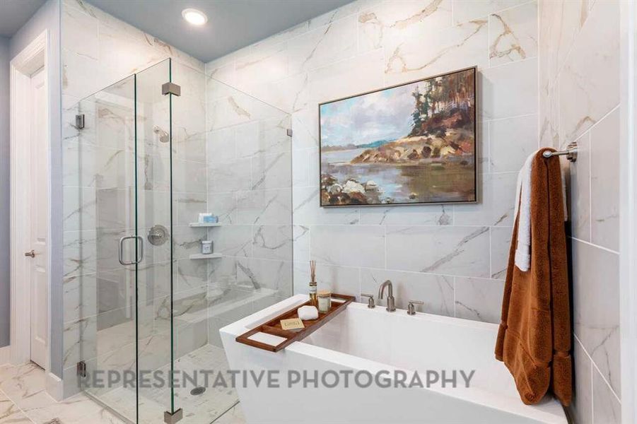 Furnished interior view inside a new home in Tavolo Park, Fort Worth (Image 9).