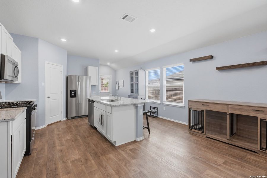 Furnished interior view inside a new home in Preserve at Medina, Von Ormy (Image 10).