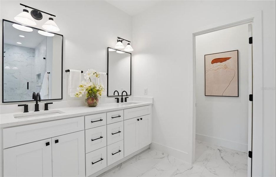 Furnished interior view inside a new home in , Tampa (Image 13).