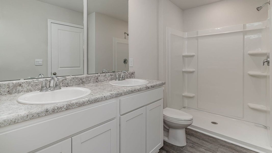 Representative furnished interior of a home built from the CURTIS by D.R. Horton in The Cottages at Blake Farm, Wilmington (Image 27). Representative furnished interior of a home built from the CURTIS by D.R. Horton in The Cottages at Blake Farm, Wilmington (Image 27).