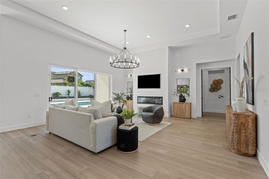 Furnished interior view inside a new home in , Wesley Chapel (Image 23). Furnished interior view inside a new home in , Wesley Chapel (Image 23).