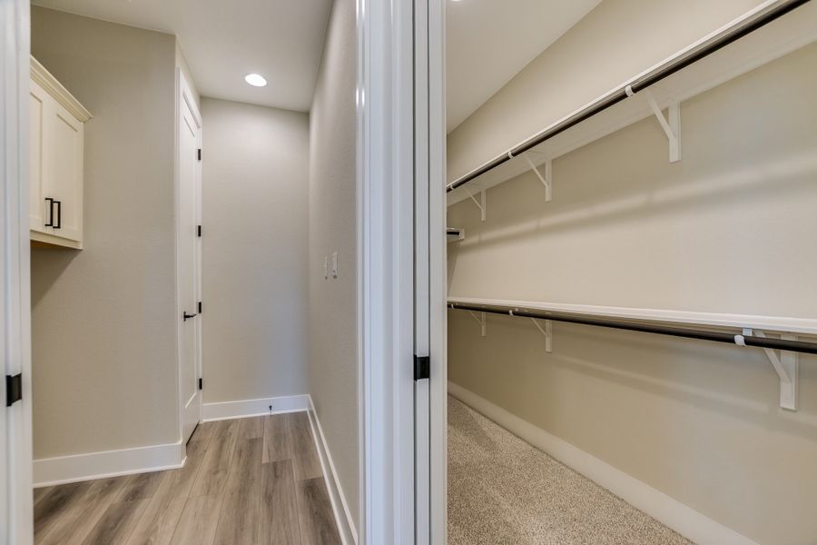 Representative unfurnished interior of a home built from the Casita by Giddens Homes in Burnet Hilltop Estates, Cedar Park (Image 73).