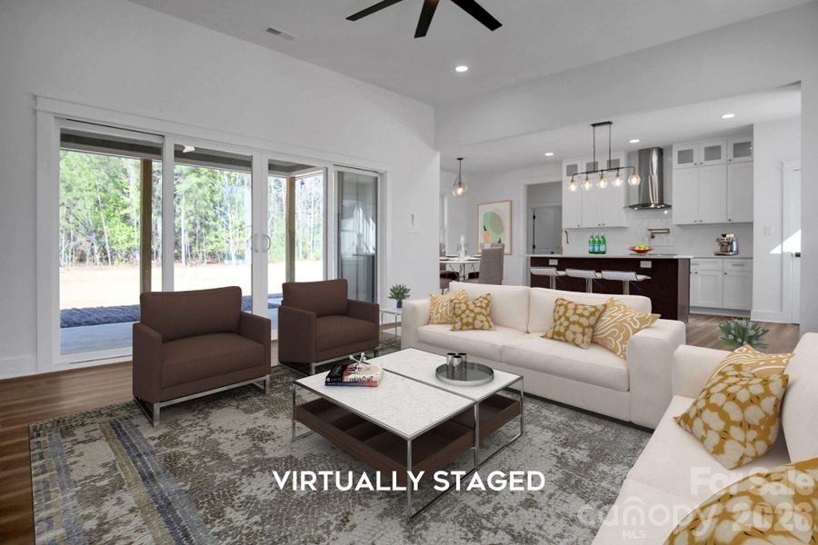 Furnished interior view inside a new home in , Cherryville (Image 17).