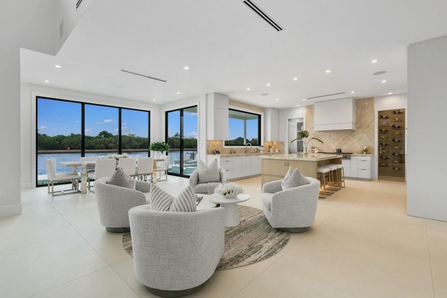 Furnished interior view inside a new home in , Fort Lauderdale (Image 17).
