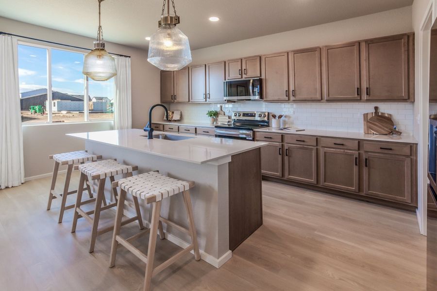 Representative furnished interior of a home built from the Clemens by Hartford Homes in Bloom, Fort Collins (Image 17).