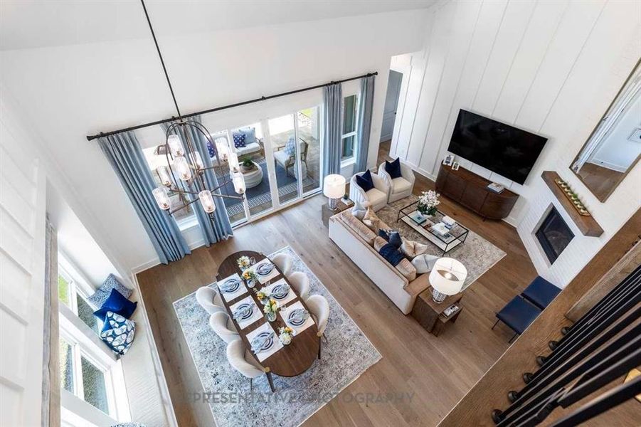 Furnished interior view inside a new home in Monterra, Fate (Image 35).