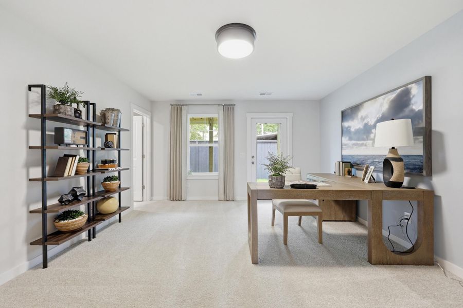 Furnished interior view inside a new home in Rhetts Cove, Johns Island (Image 12).