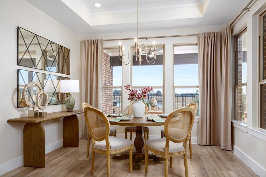 Representative furnished interior of a home built from the Torino by Ladera Texas in Ladera at The Reserve, Mansfield (Image 9). Representative furnished interior of a home built from the Torino by Ladera Texas in Ladera at The Reserve, Mansfield (Image 9).