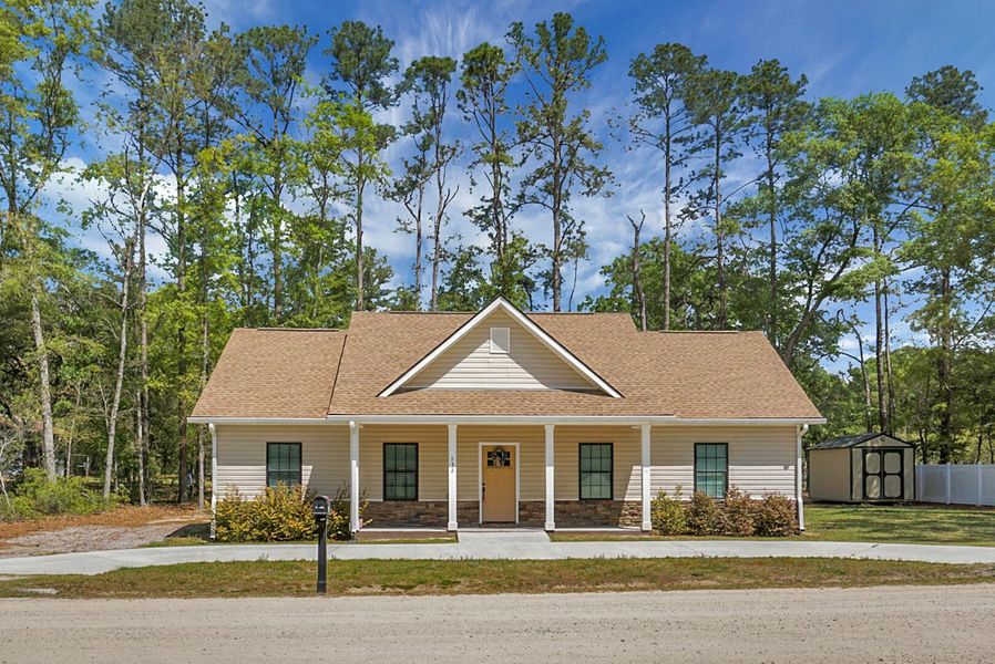 Front exterior of a new home in , Walterboro, SC, highlighting curb appeal (Image 2). Front exterior of a new home in , Walterboro, SC, highlighting curb appeal (Image 2).