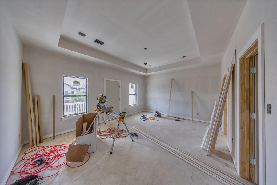 In-progress construction of a new home in , Houston, TX (Image 44).