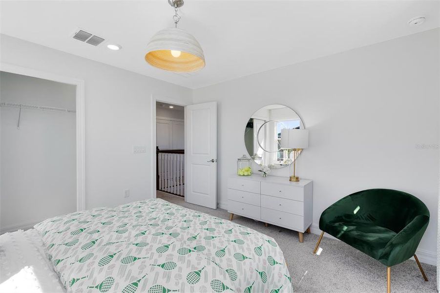 Model Home Design Only. Pictures and furnishings are for illustrative purposes only. Elevations, colors and options may vary. Furniture is for model home staging only.