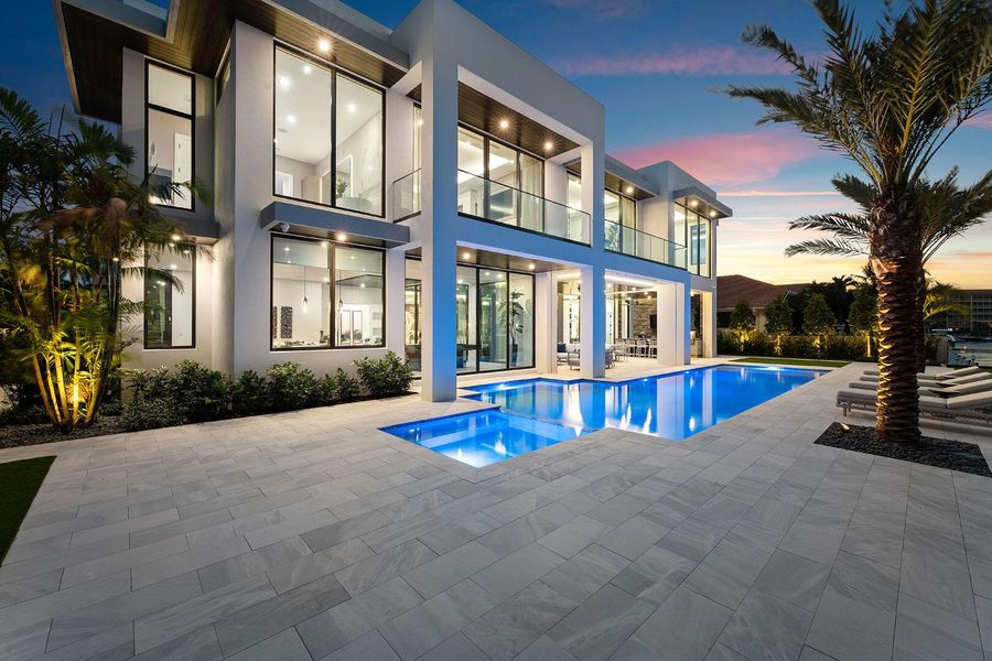 Exterior details and patio area of a home in , Boca Raton (Image 36).