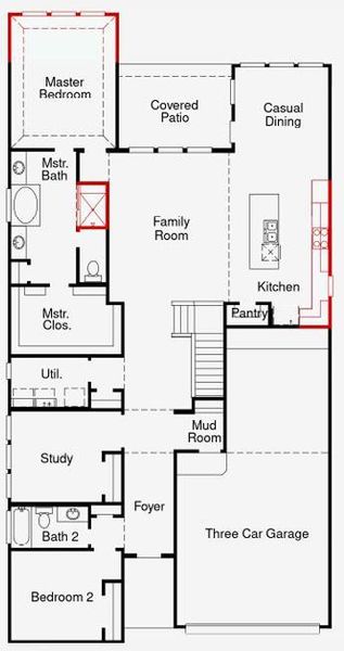 1st Floorplan - Representative Photo