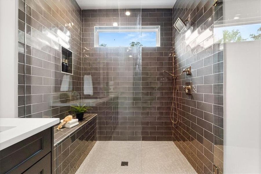 Furnished interior view inside a new home in , Atlanta (Image 10).