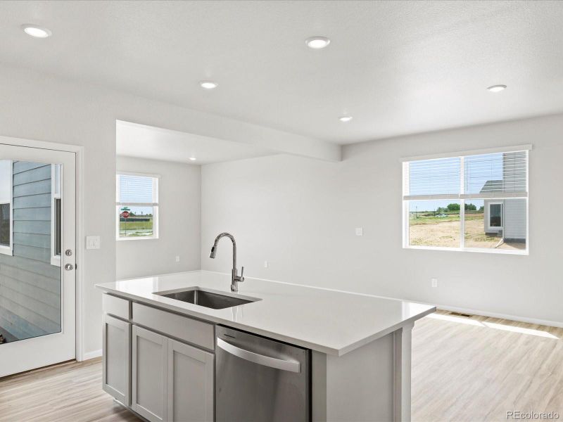 Furnished interior view inside a new home in Lake Bluff, Greeley (Image 9). Furnished interior view inside a new home in Lake Bluff, Greeley (Image 9).