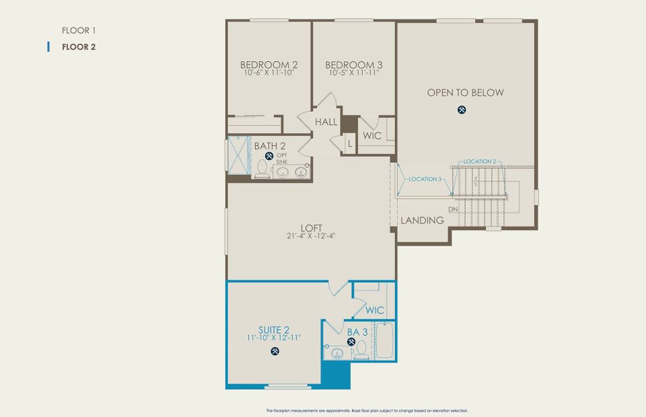 Prato Floor Plan, Quick Move-In Home, Floor 2