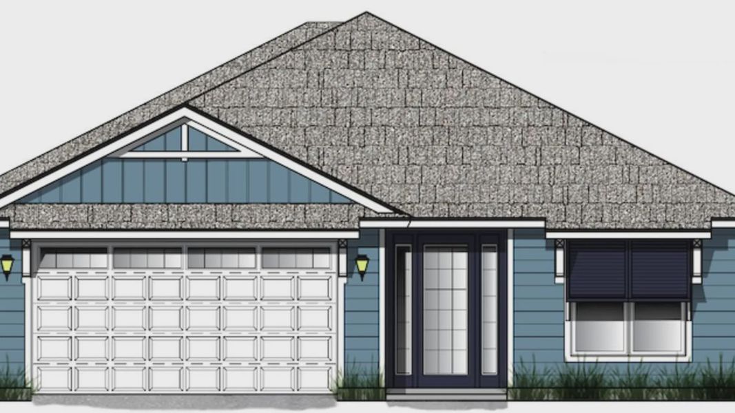 Representative rendering of the exterior for the 1870 by Ashley Homes, LLC (Image 4). Representative rendering of the exterior for the 1870 by Ashley Homes, LLC (Image 4).