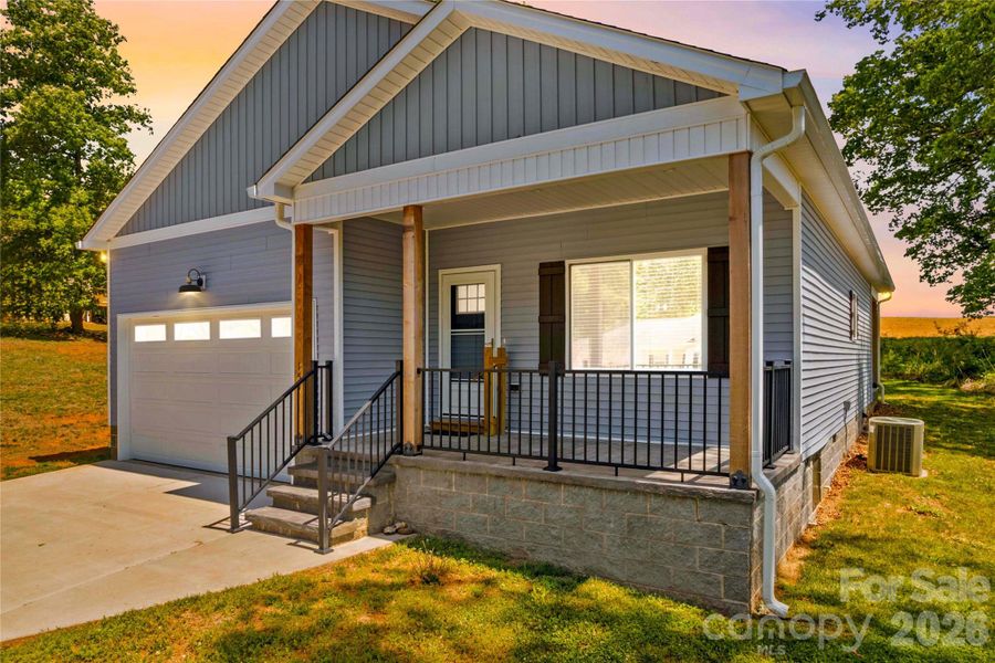 Exterior details and patio area of a home in , Statesville (Image 24).