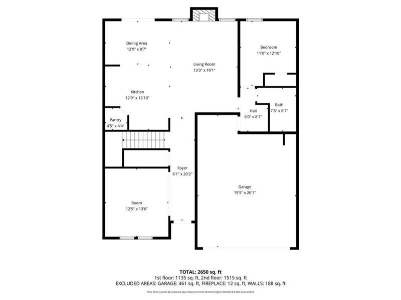 2D floor plan layout of this home in , Loganville, GA (Image 5).