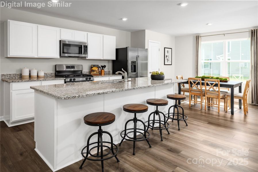 Enjoy the Spacious Gourmet Kitchen, featuring Stainless Steel Appliances & Ample Space for Storage with 36" Cabinets & Pantry Enjoy the Spacious Gourmet Kitchen, featuring Stainless Steel Appliances & Ample Space for Storage with 36" Cabinets & Pantry