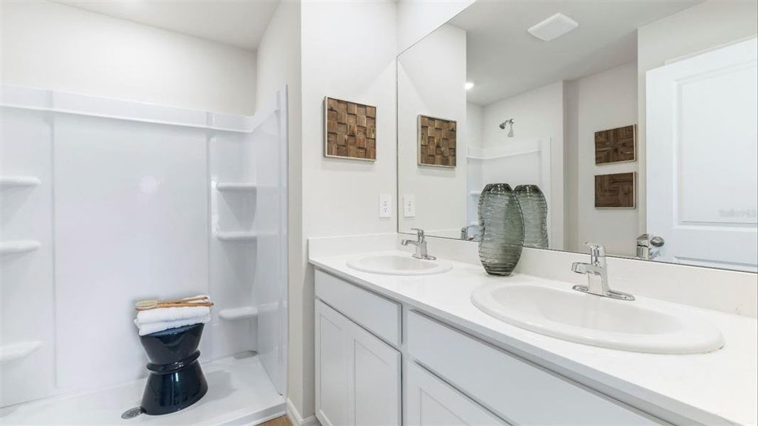 Furnished interior view inside a new home in Oakfield Lakes, Parrish (Image 9).