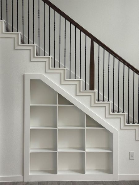 Close-up of interior finishes inside a home in Pulte Homes at Two Step Farm, Montgomery (Image 17).