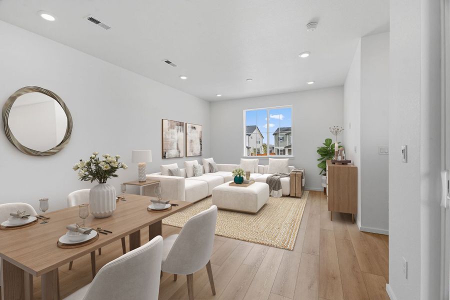 Furnished interior view inside a new home in Sky Ranch, Watkins (Image 8).