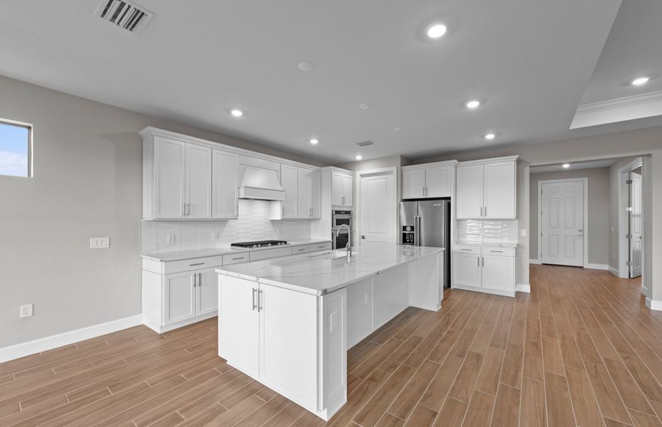 Furnished interior view inside a new home in Arbor Oaks, North Port (Image 4). Furnished interior view inside a new home in Arbor Oaks, North Port (Image 4).