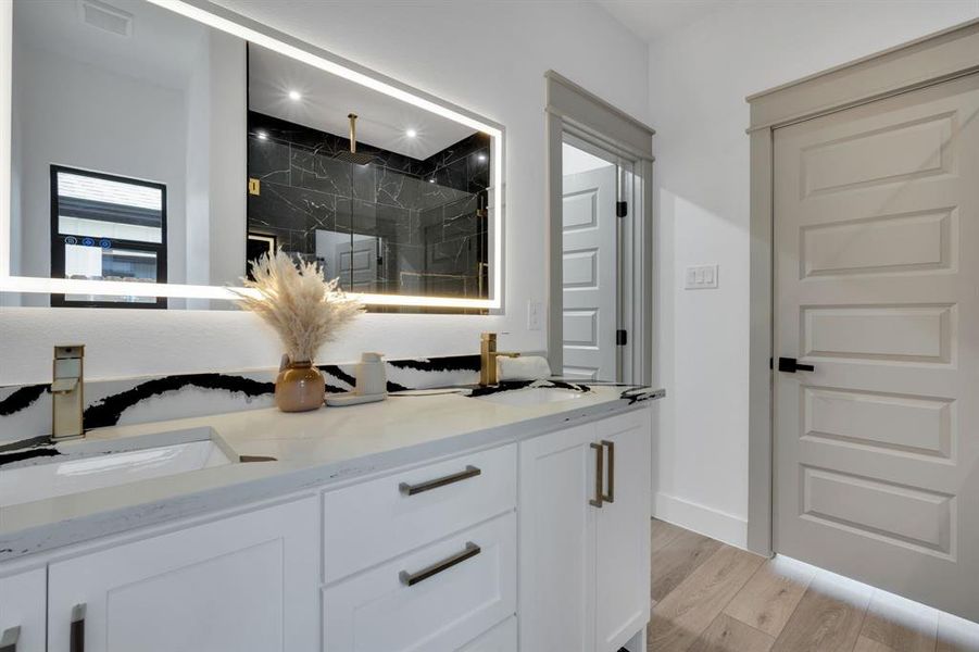 Furnished interior view inside a new home in , Hillsboro (Image 10).