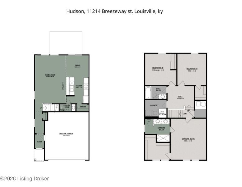 2D floor plan layout of this home in Windcrest Farms, Louisville, KY (Image 1). 2D floor plan layout of this home in Windcrest Farms, Louisville, KY (Image 1).