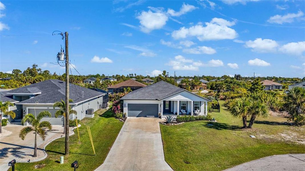 Front exterior of a new home in , Rotonda West, FL, highlighting curb appeal (Image 1). Front exterior of a new home in , Rotonda West, FL, highlighting curb appeal (Image 1).