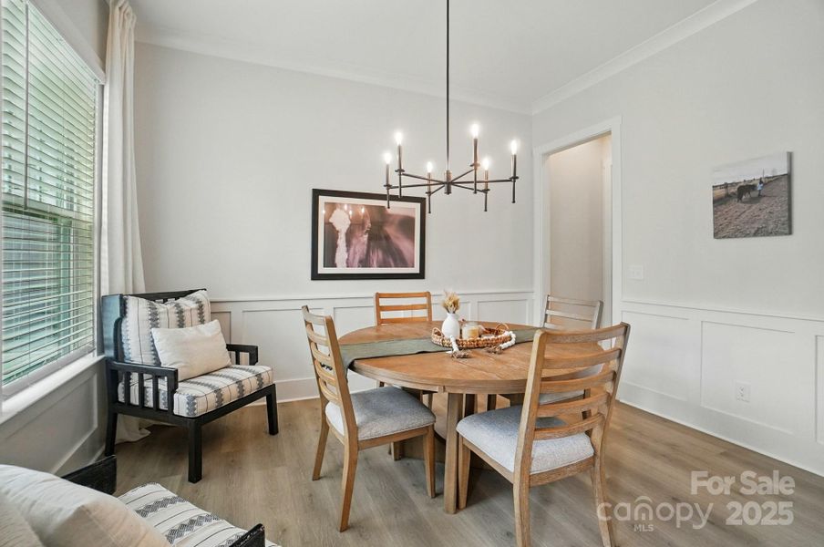 Furnished interior view inside a new home in Fairview Forest, Indian Trail (Image 27). Furnished interior view inside a new home in Fairview Forest, Indian Trail (Image 27).