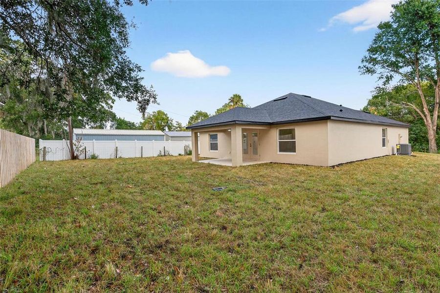 Exterior details and patio area of a home in , Umatilla (Image 39). Exterior details and patio area of a home in , Umatilla (Image 39).