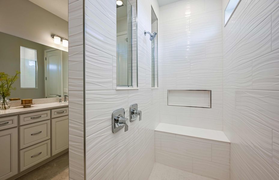 Representative interior finishes for a home built from the Mahogany Grand by Pulte Homes in Vida's Way, Wesley Chapel (Image 20). Representative interior finishes for a home built from the Mahogany Grand by Pulte Homes in Vida's Way, Wesley Chapel (Image 20).