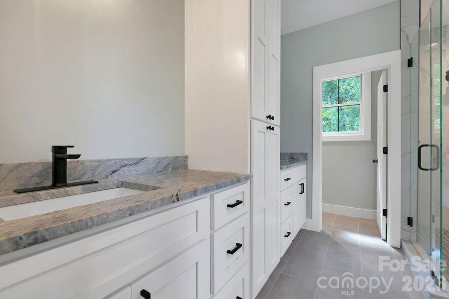 Dual Custom Vanity in Primary