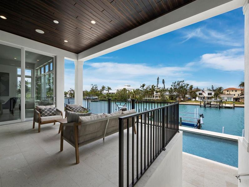Exterior details and patio area of a home in , Sarasota (Image 38).