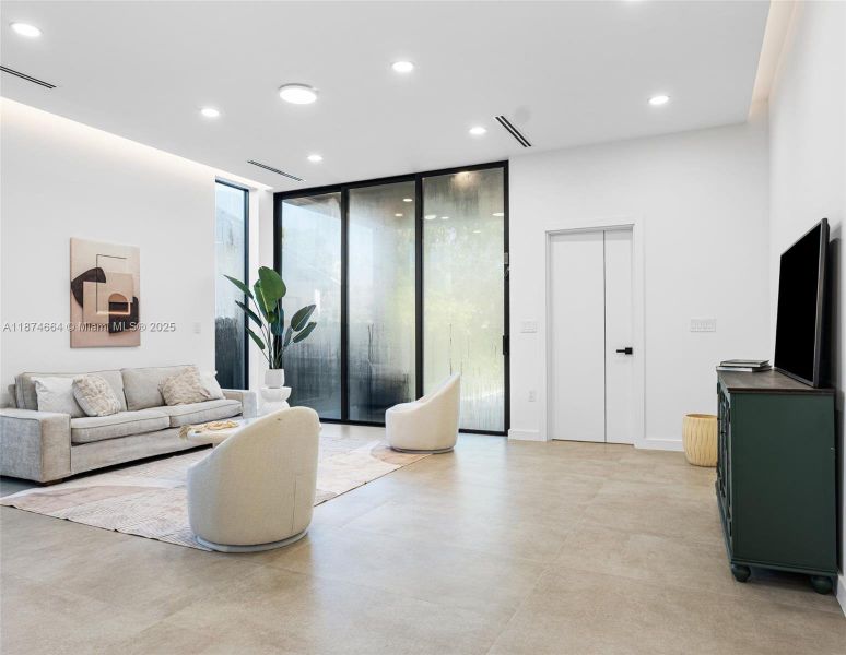 Furnished interior view inside a new home in , Miami (Image 4). Furnished interior view inside a new home in , Miami (Image 4).