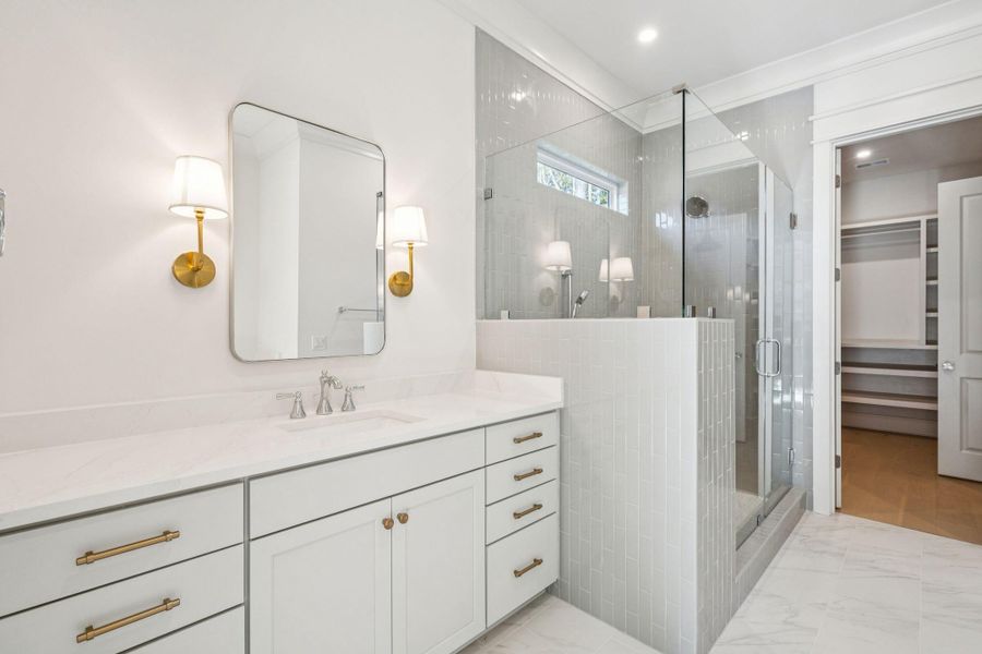 Furnished interior view inside a new home in , Awendaw (Image 14).