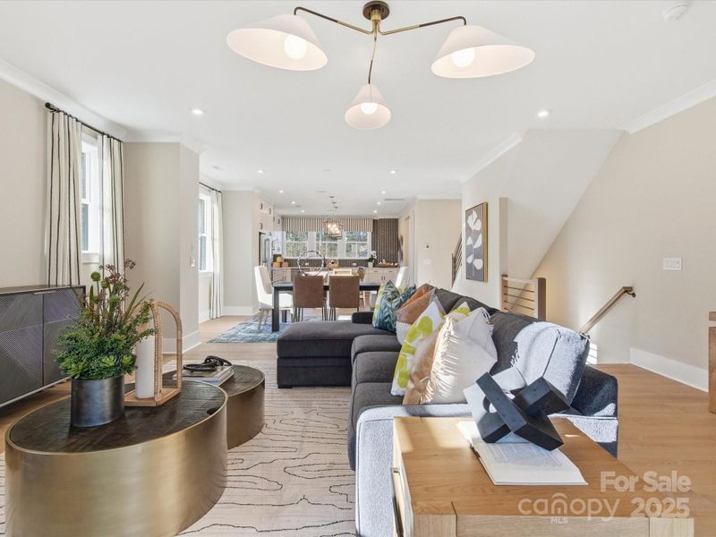 Furnished interior view inside a new home in Ascend, Charlotte (Image 13).
