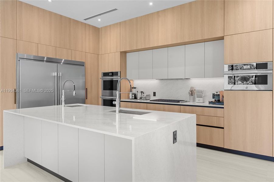 Furnished interior view inside a new home in , Miami (Image 9).