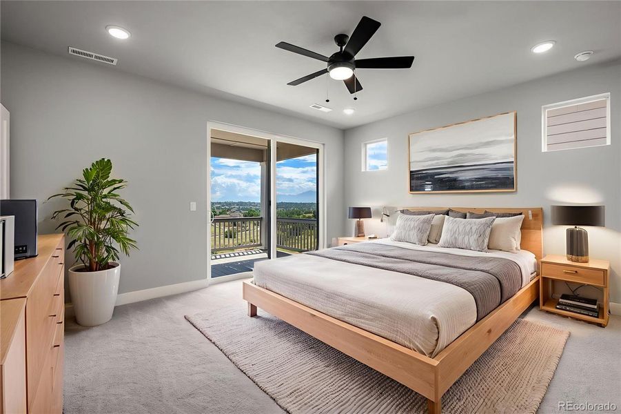 Furnished interior view inside a new home in Trailside at Cottonwood Creek, Colorado Springs (Image 3).