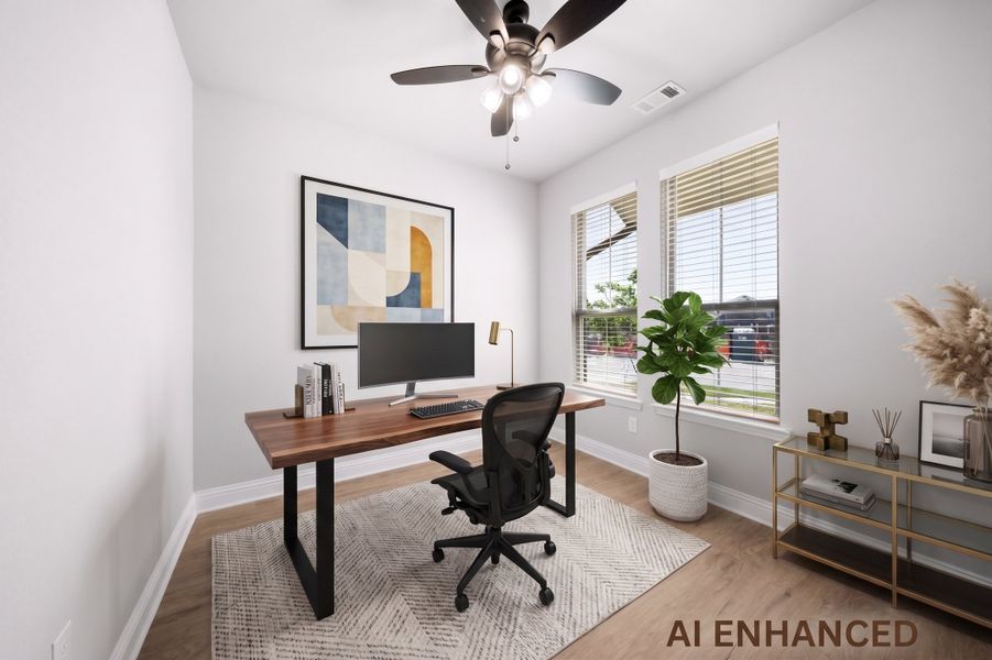 Furnished interior view inside a new home in Summerwood, Red Oak (Image 7).