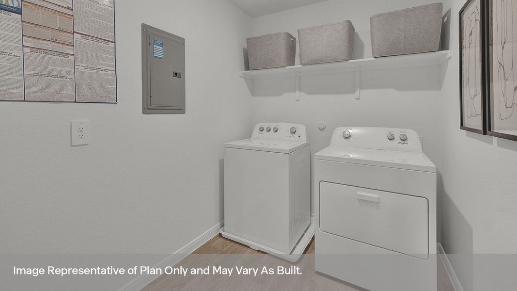 Furnished interior view inside a new home in Paramount, Kyle (Image 13).