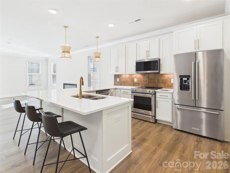 Furnished interior view inside a new home in , Charlotte (Image 30).