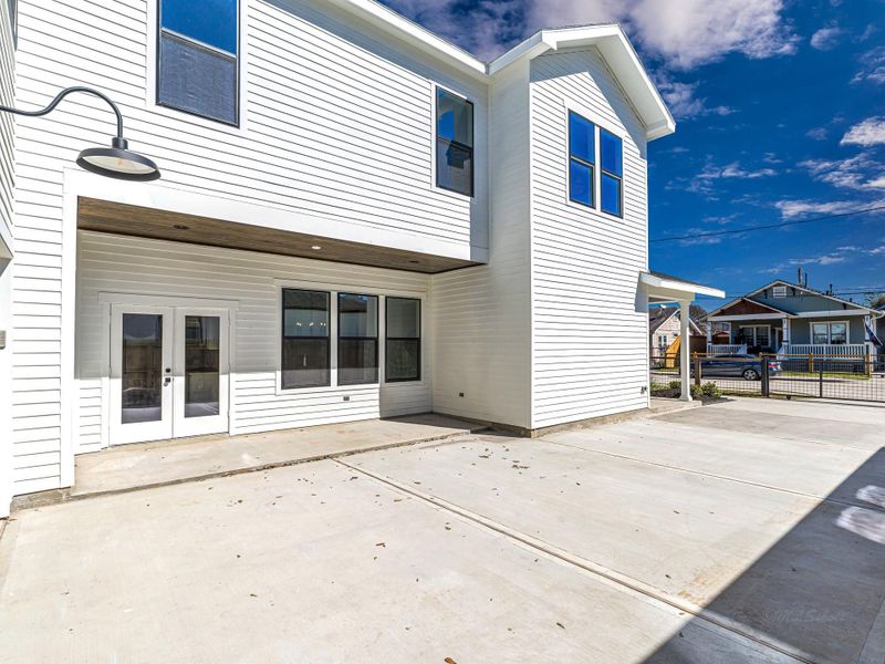 Exterior details and patio area of a home in , Houston (Image 30). Exterior details and patio area of a home in , Houston (Image 30).